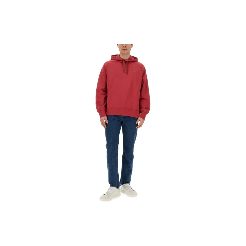 PS By Paul Smith Logo Embroidered Drawstring Hoodie-2