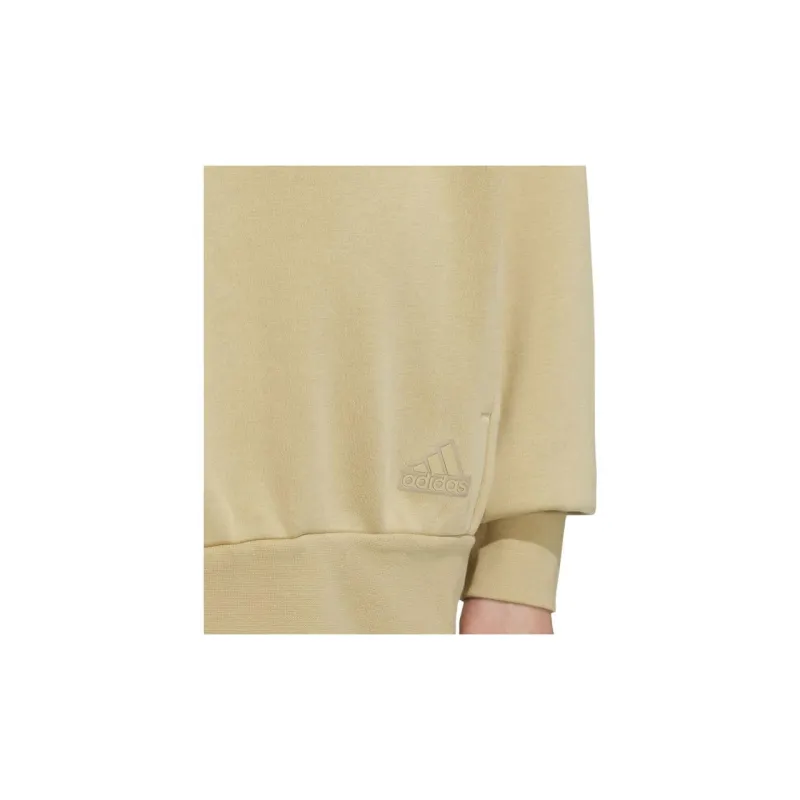 Adidas Sportswear Oversized Hoodie Sweatshirt Men's Light Khaki-5