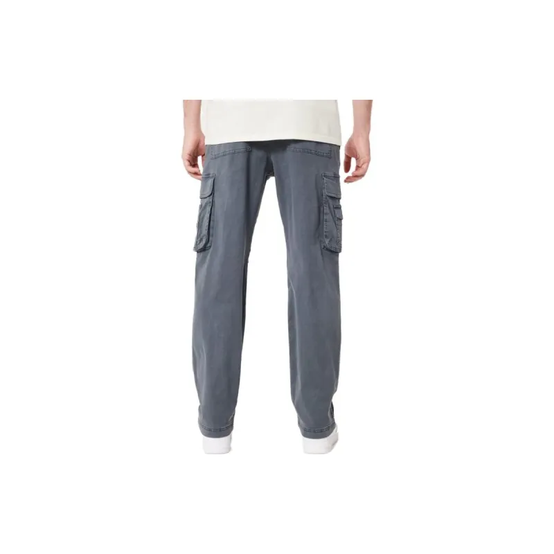 Hollister Cargo Pants Men Dark Blue Gray-2