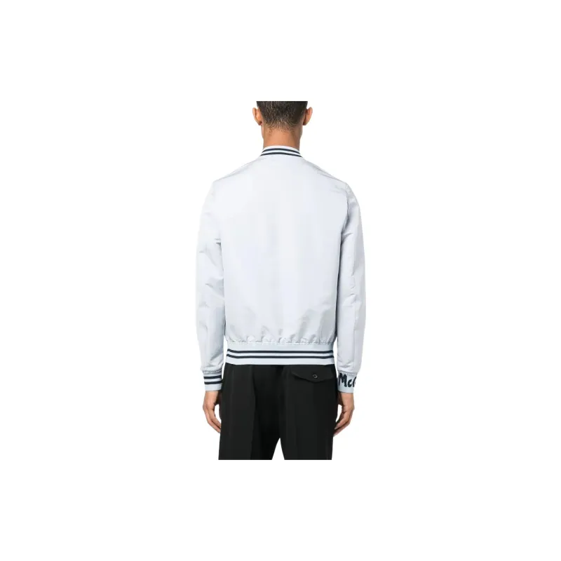 Alexander McQueen Logo Printed Bomber Jacket-2