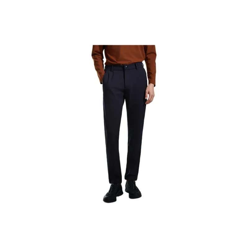 DIKENI Casual Pants Men's Dark Royal Blue-3