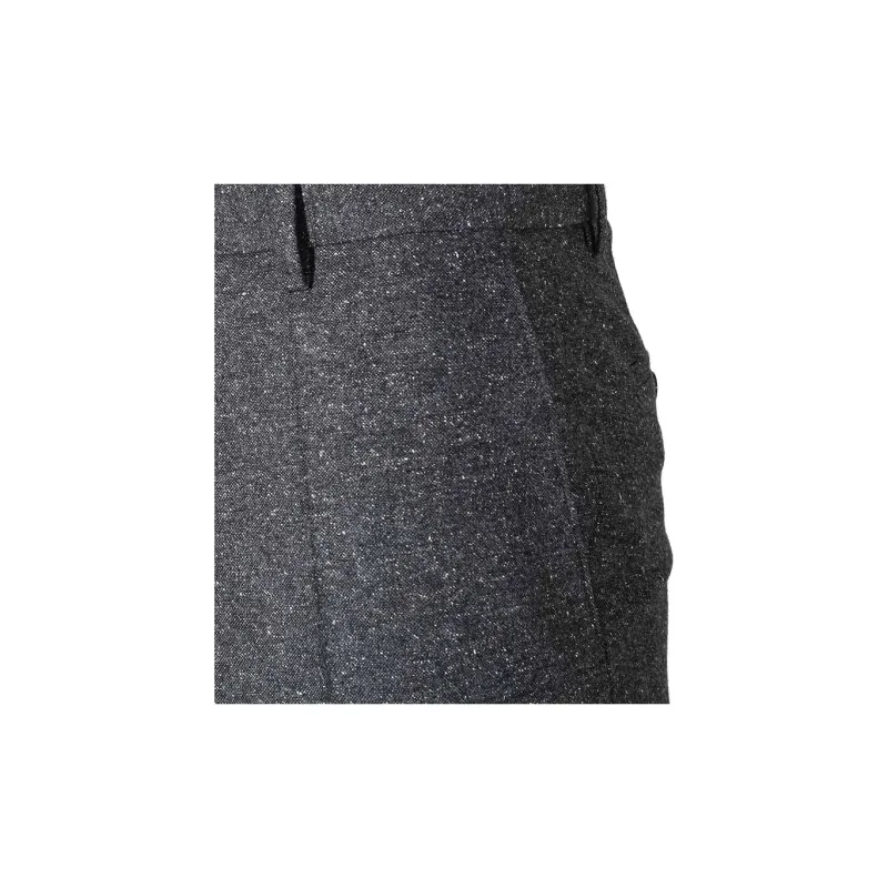 HUGO BOSS SS24 Suit Trouser Men's Coal Gray-5