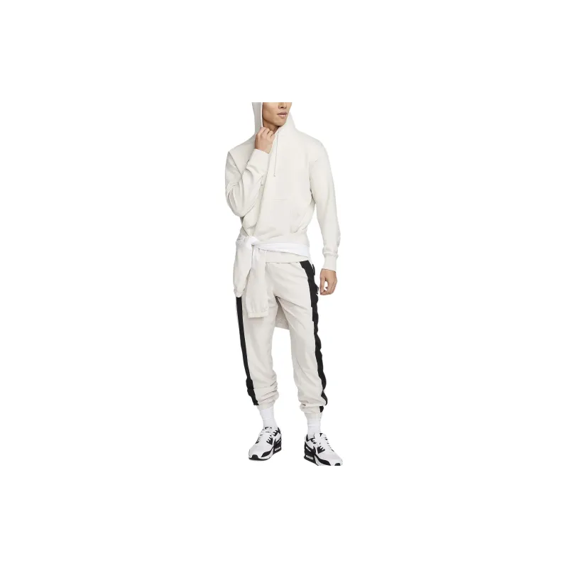Nike Pullover French Terry Soccer Hoodie Sweatshirt Men's White-2