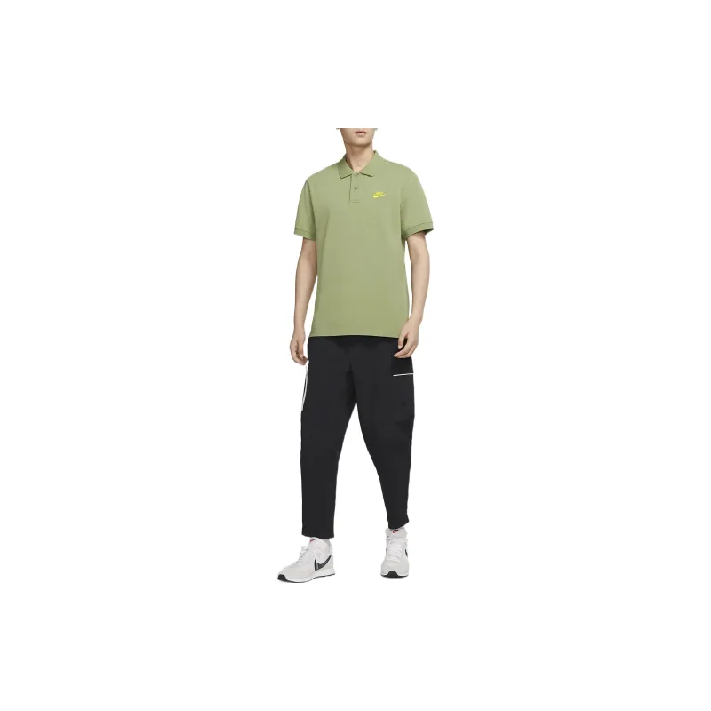 Nike Polo Shirts Men Green-2