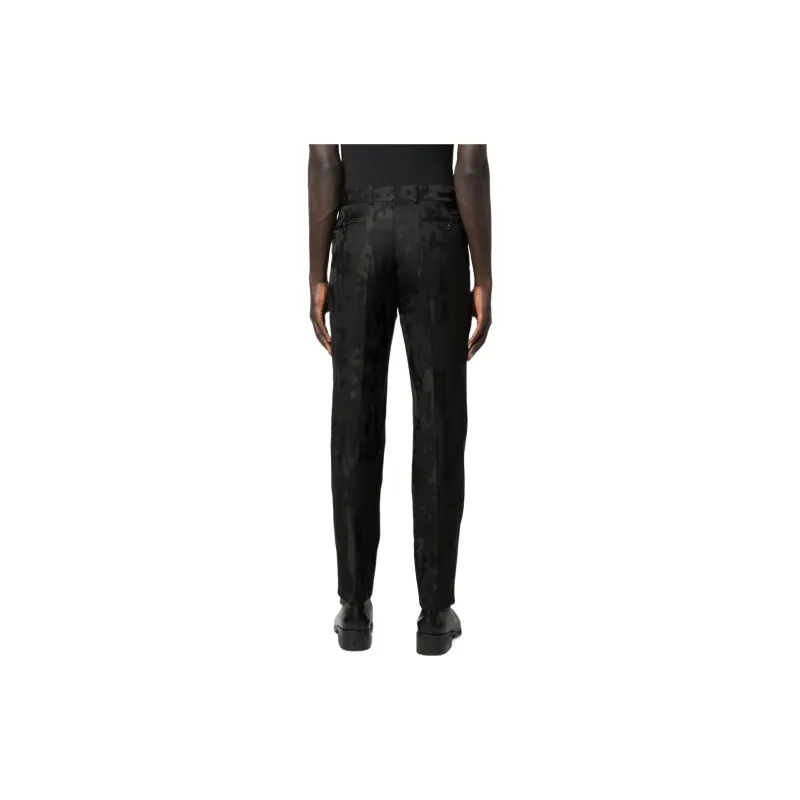 Alexander McQueen Graffiti Jacquard logo Tailored Trousers-3