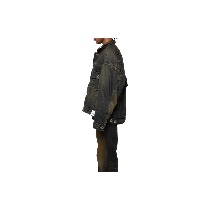 Maison Mihara Yasuhiro Denim Puffer Jacket-5