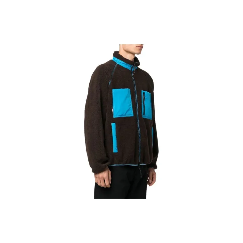 MSGM Logo Patch Zipped Jacket-5