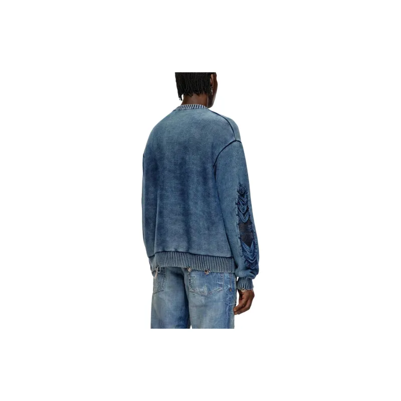 DIESEL Destroyed Knitted Jumper-2