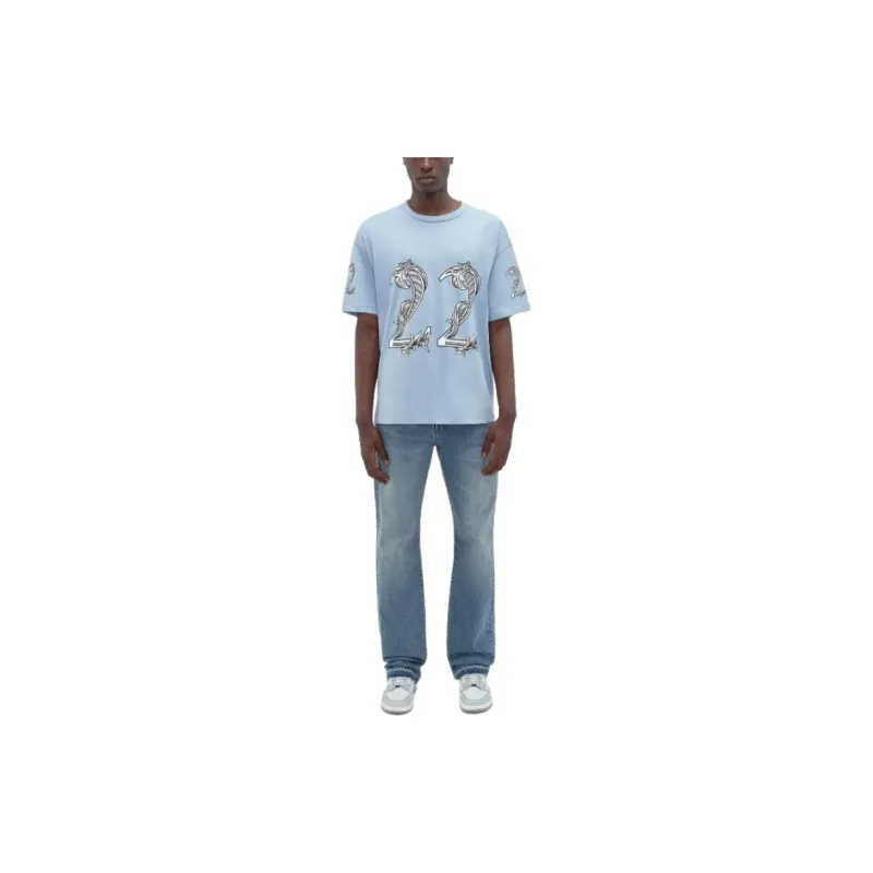 AMIRI T-Shirts Men Blue-1
