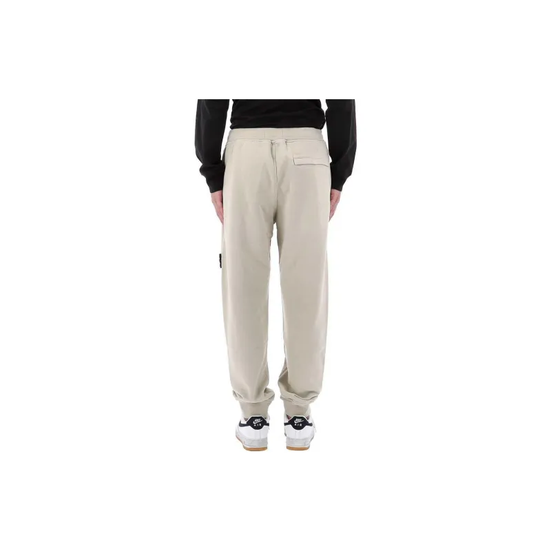 STONE ISLAND Logo Patch Tapered-Leg Sweatpants-4