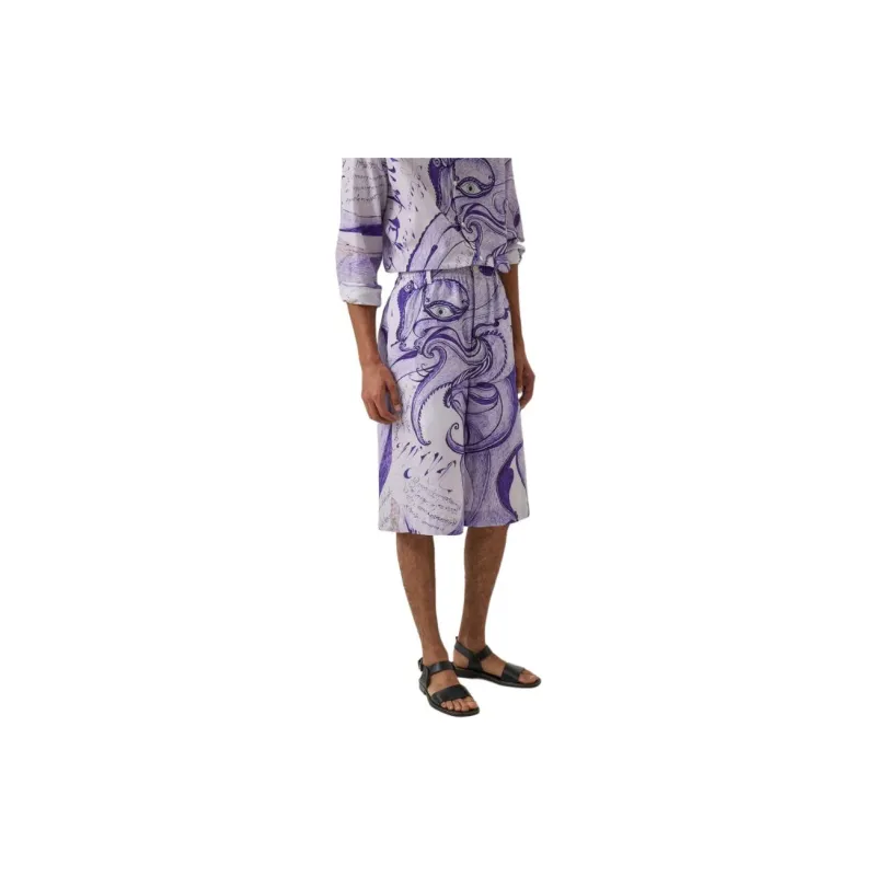 Lemaire Angkasapura Bermuda Shorts Casual Shorts Unisex Purple-1