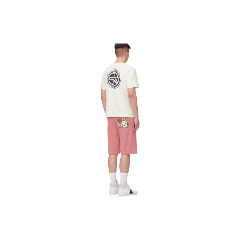 EVISU Sports Shorts Men Medium Pink-3