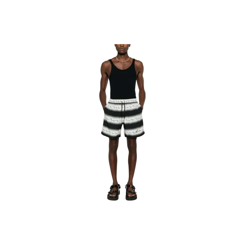 AMIRI Wave Baja Stripe Short-2