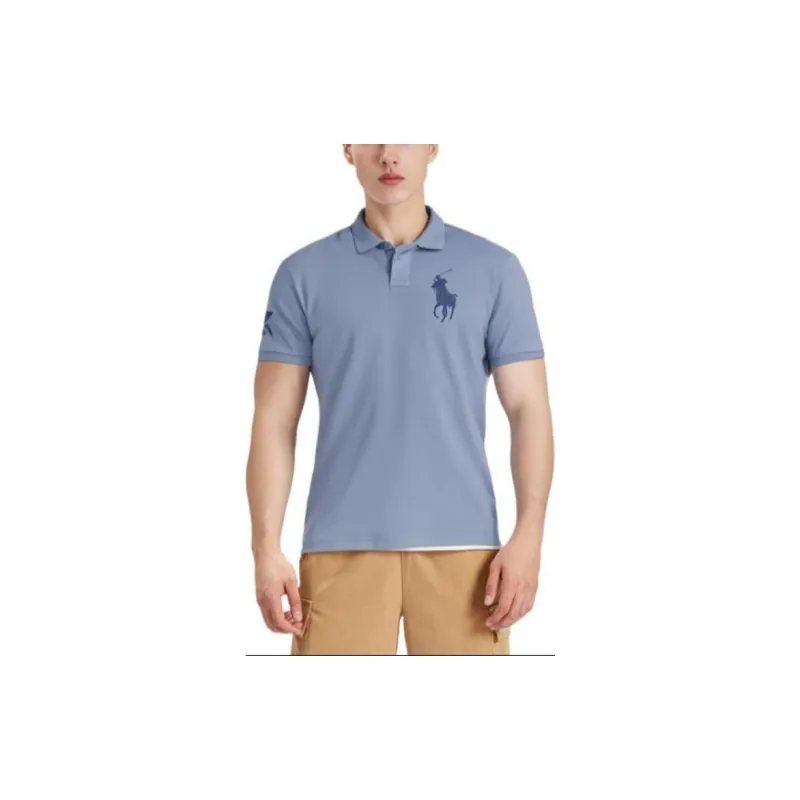 Polo Ralph Lauren SS23 Polo Shirt Men's Light Blue-2