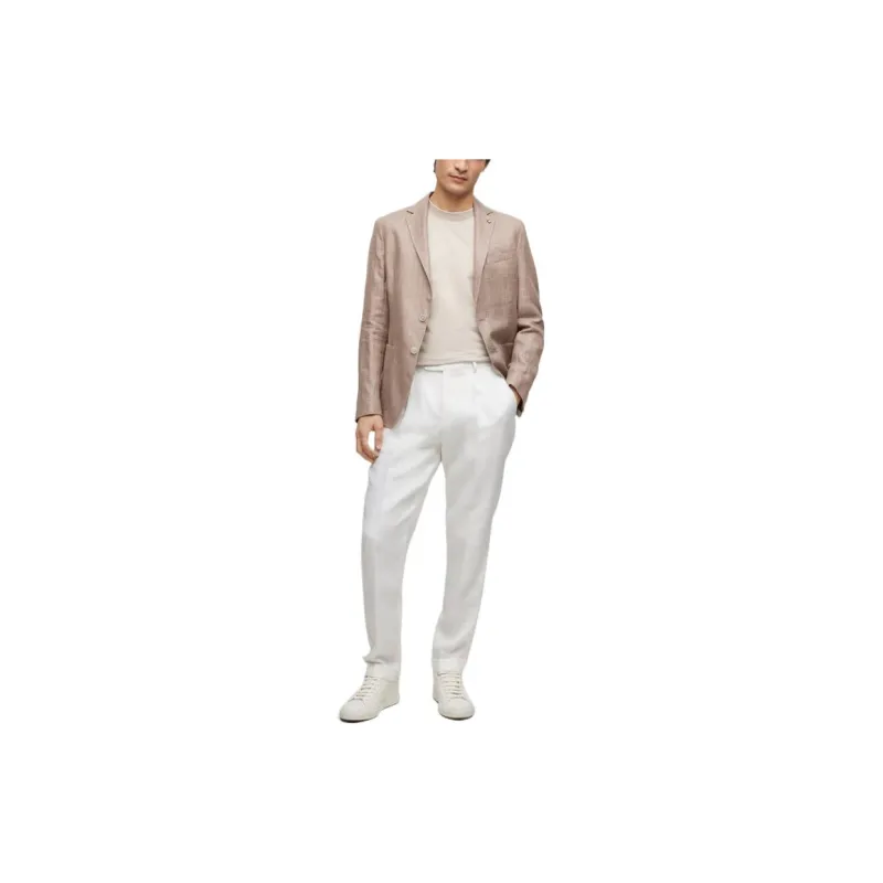 HUGO BOSS T-Shirts Men Beige-1