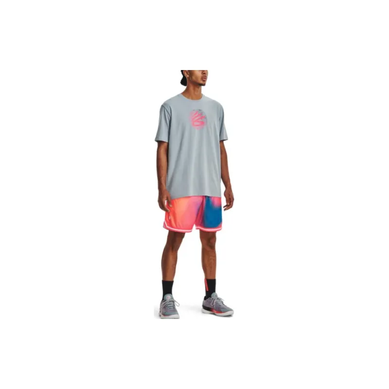 Under Armour Basketball Shorts Men's Pink-2