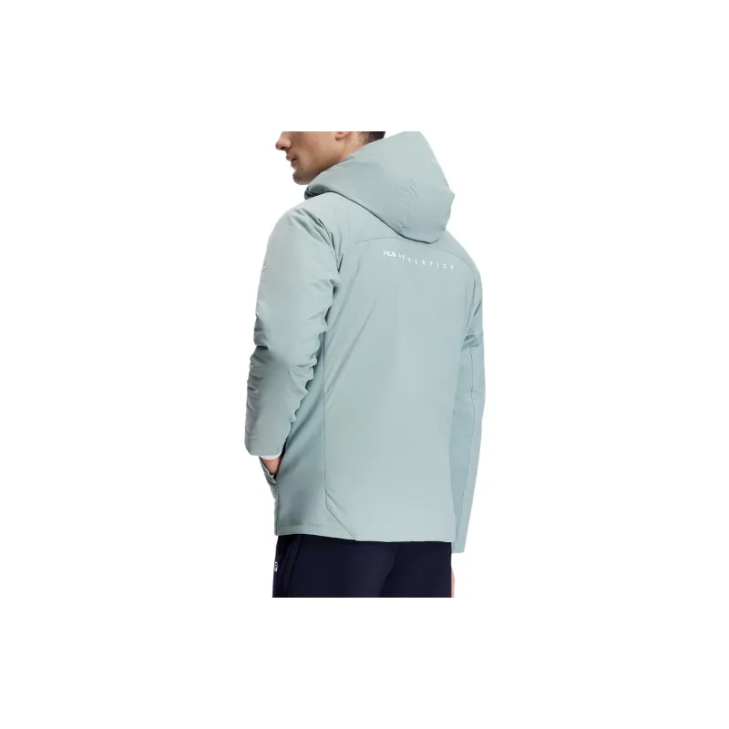 FILA FW23 Down Jacket Men's Blue Gray-4