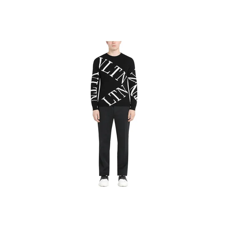Valentino Cashmere Sweaters Men Black-2