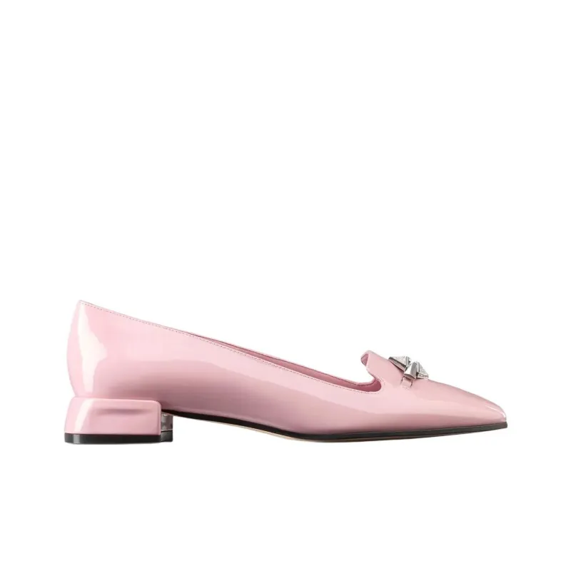 Jimmy Choo Ravi Flat Casual Single Shoes Women's Pink-1