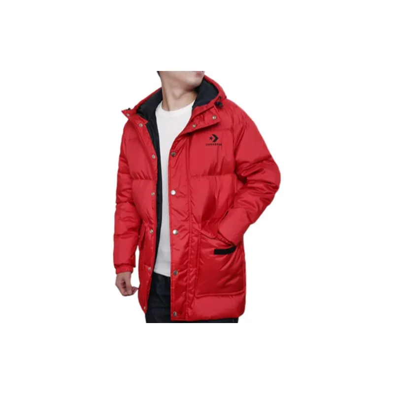 Converse Down Jackets Men Red-4