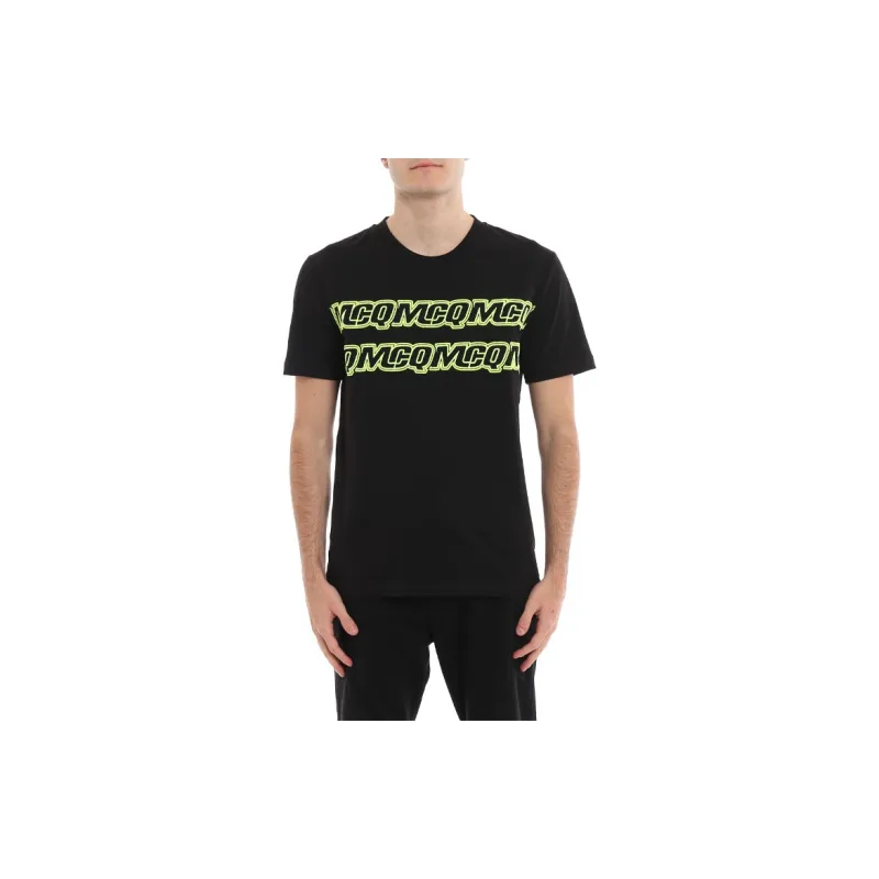McQ Alexander McQueen T Shirts Men Black-1