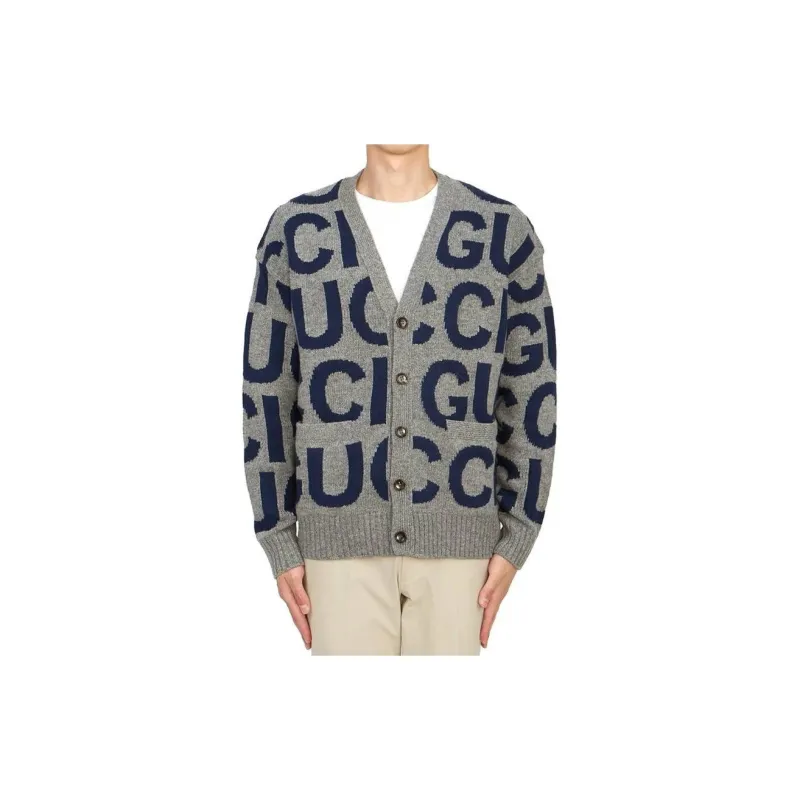 GUCCI Knitwear Men Gray-1