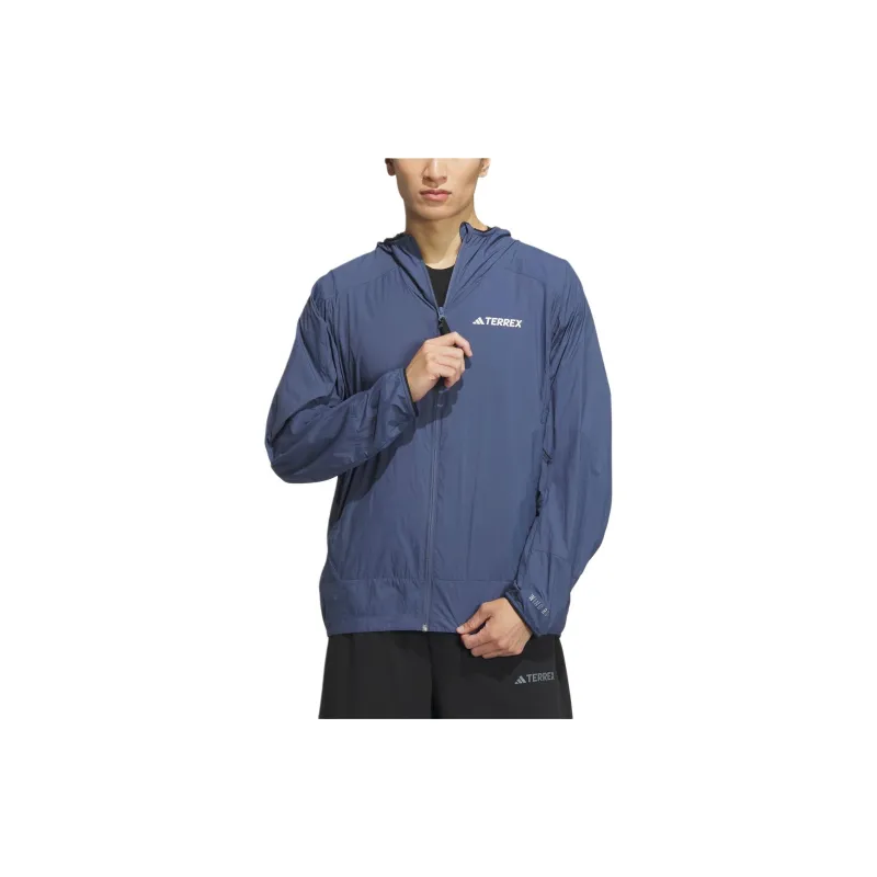 Adidas Terre Waterproof, Windproof, And UV Protection Sun Protection Clothing Men's Gray Blue-1