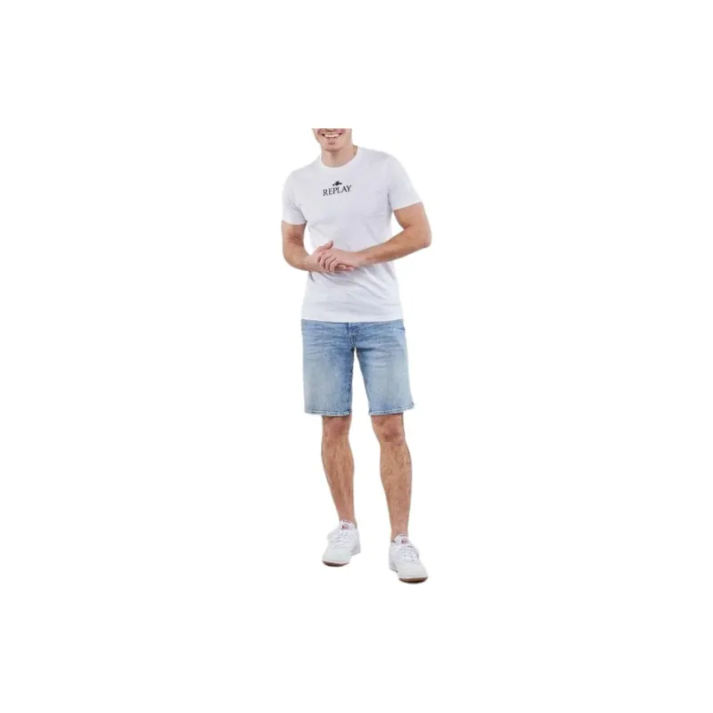 REPLAY Casual Shorts Men's Blue-1