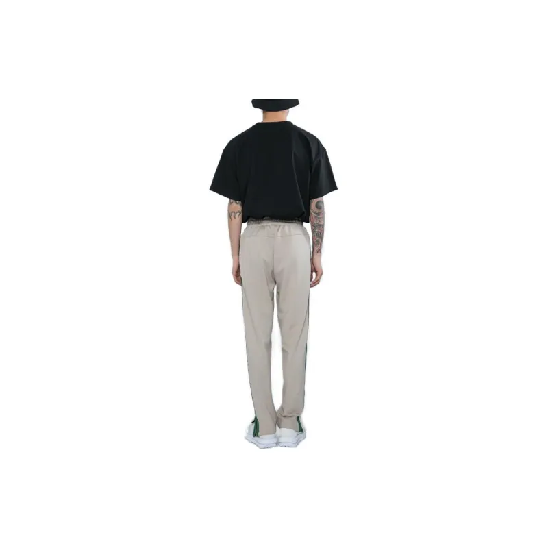 BENMYSHOWER Casual Pants Unisex Khaki-2