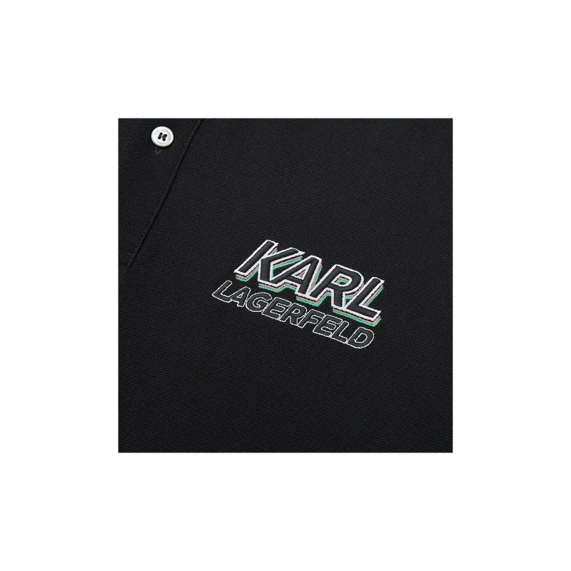 KARL LAGERFELD Polo Shirt Men's Black-5