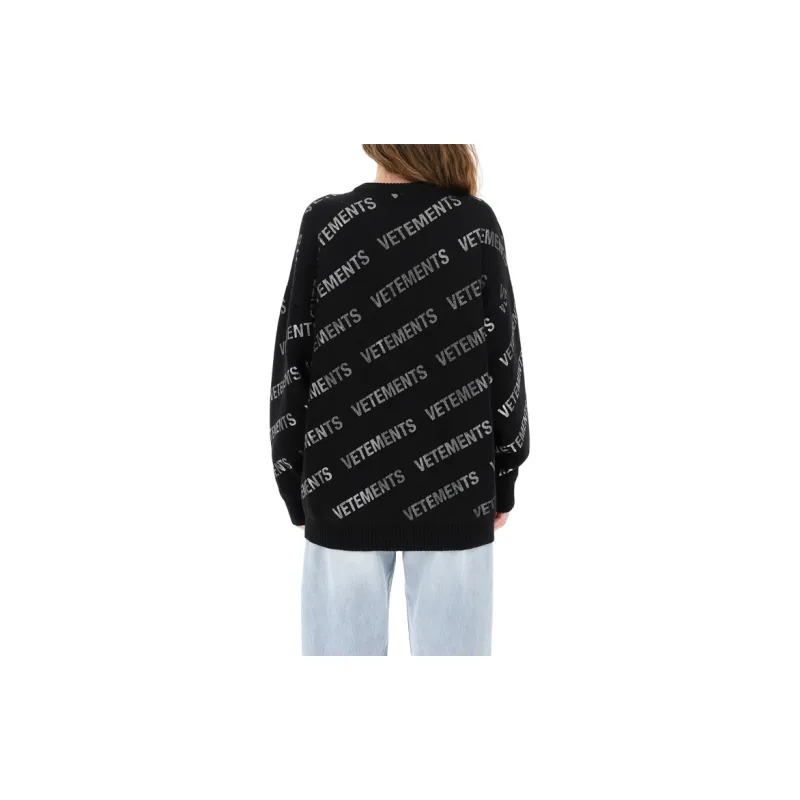 Vetements Sweaters Unisex Black-3