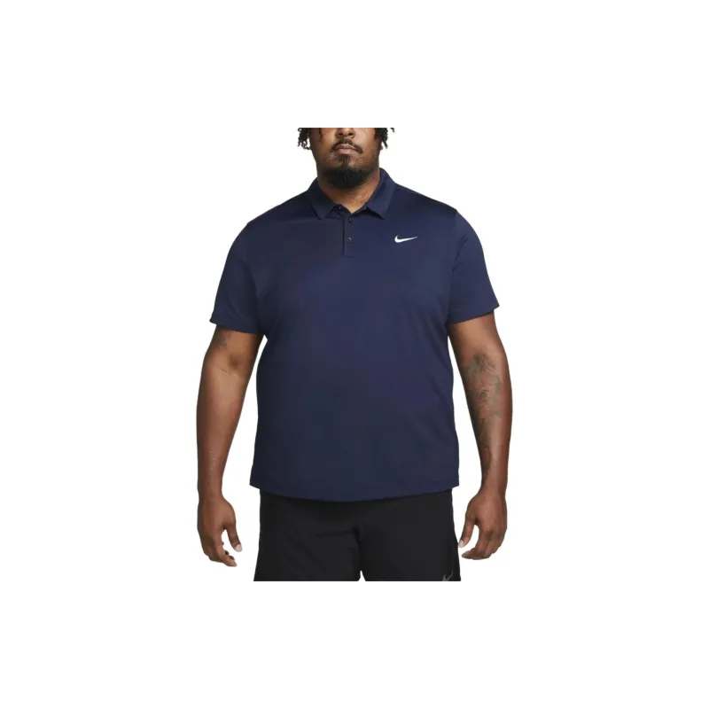 Nike Football Polo Shirt Men's Marine Blue-4
