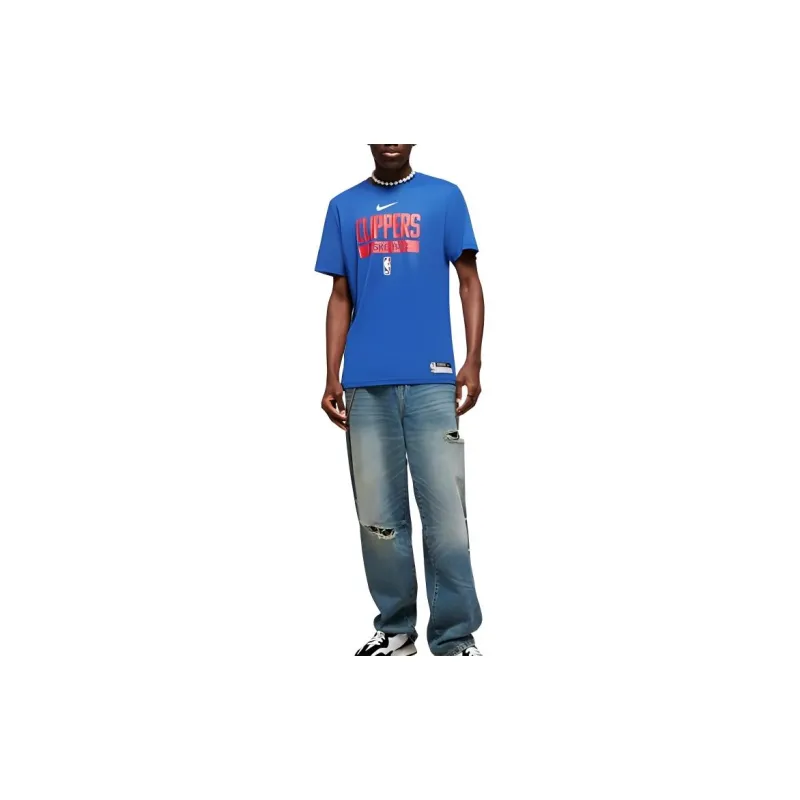 Nike Nba Los Angeles Clippers Practice Dri Fit T shirt-4