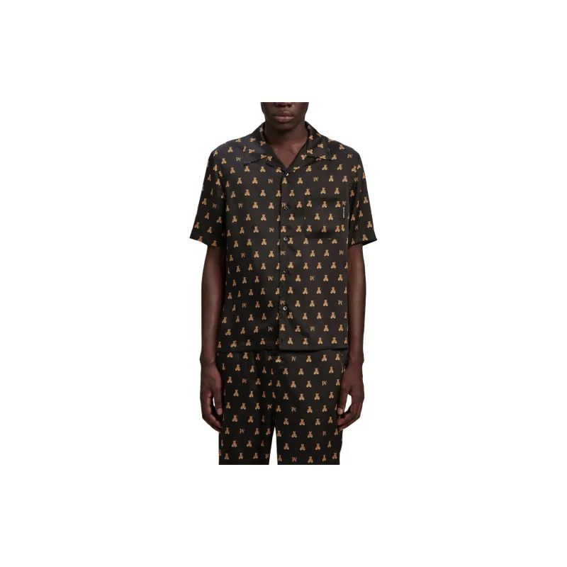 PALM ANGELS Bear Monogram Shirt-1