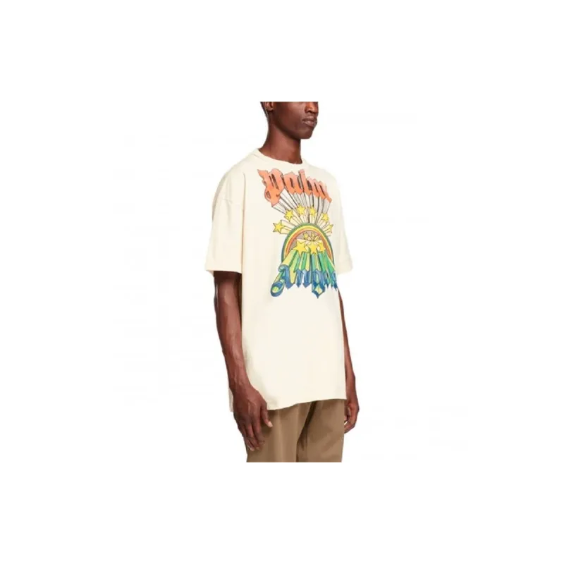 PALM ANGELS Rainbow Stars T Shirt-3