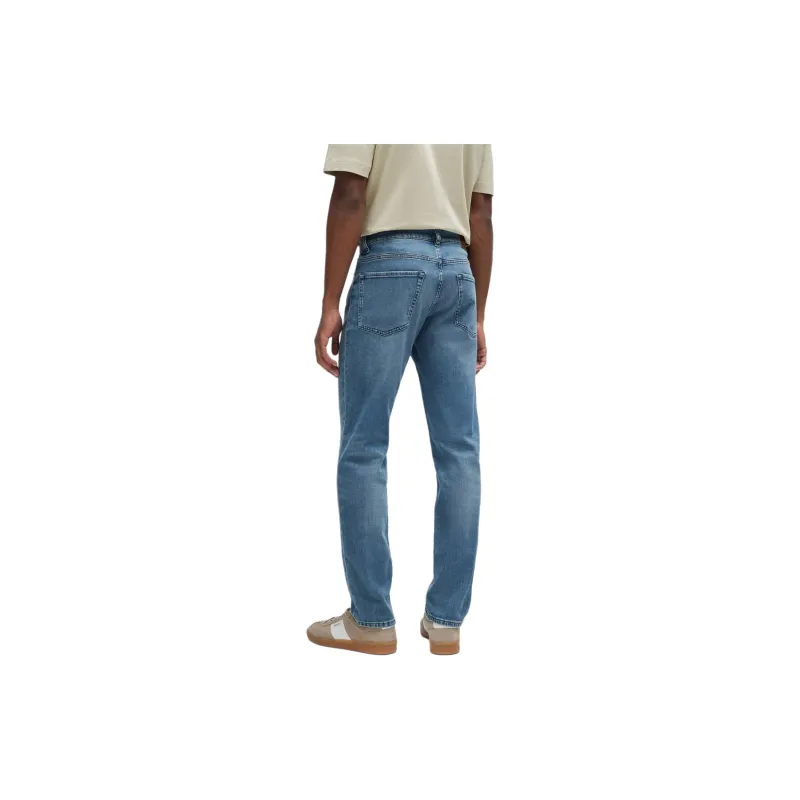 HUGO BOSS Regular-Fit Jeans Comfort-Stretch Denim Jeans Men's Blue-3