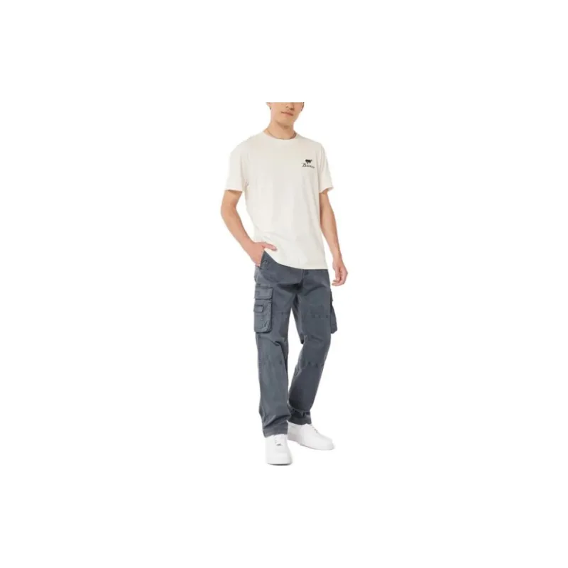 Hollister Cargo Pants Men Dark Blue Gray-1