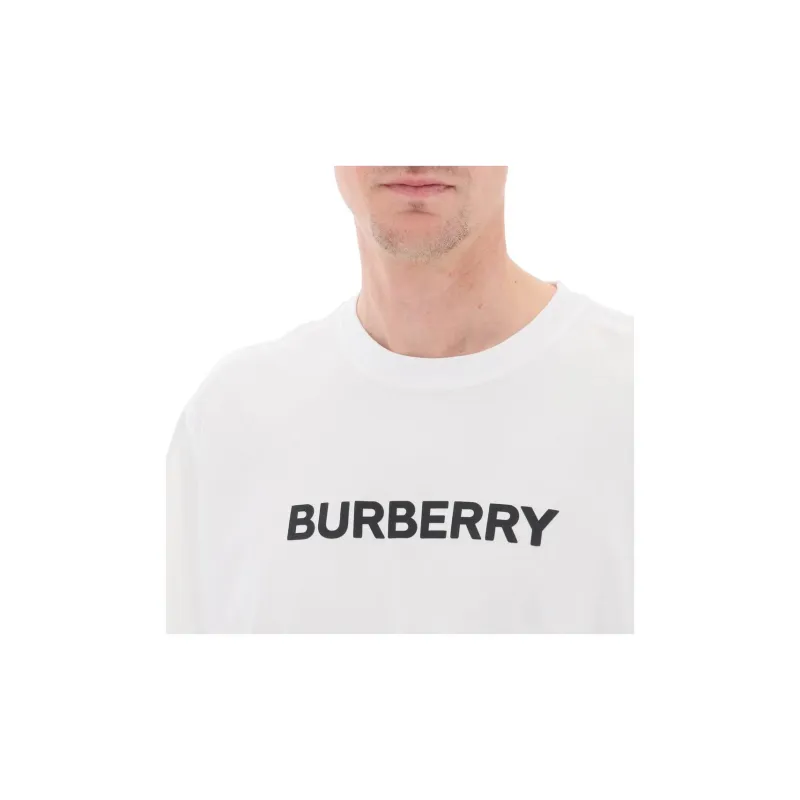 Burberry Logo Printed Crewneck T Shirt-2