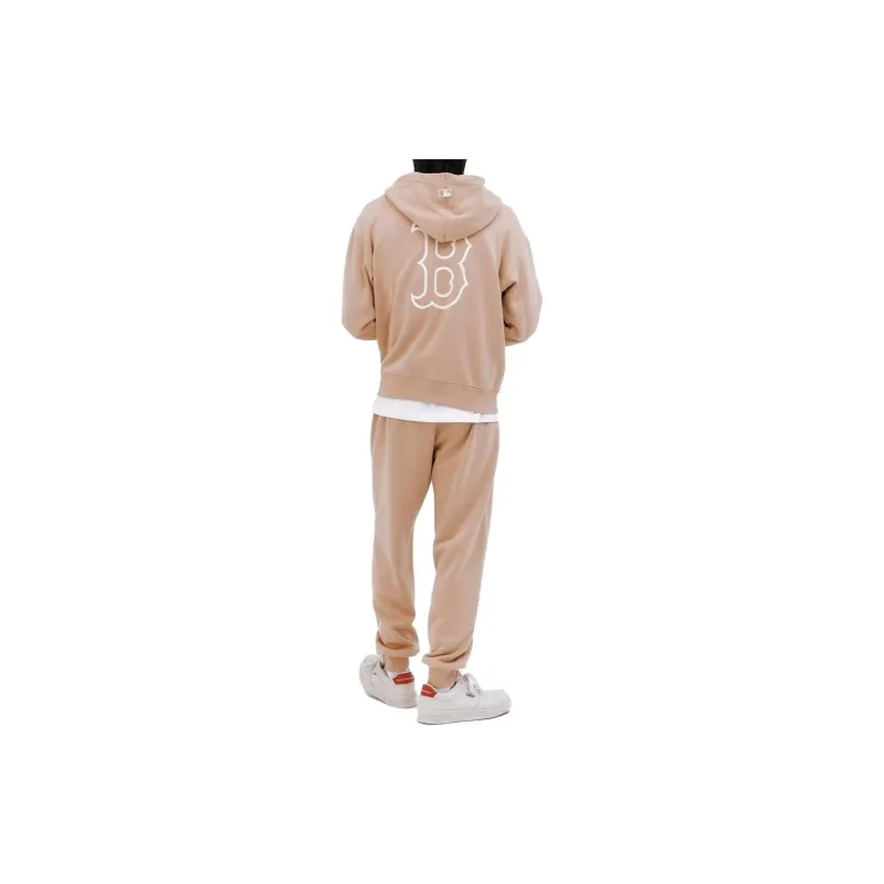 MLB Boston Red Sox Jackets Unisex Beige Yellow-2