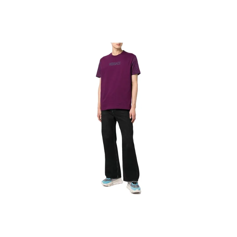 VERSACE T-Shirts Men Purple-1