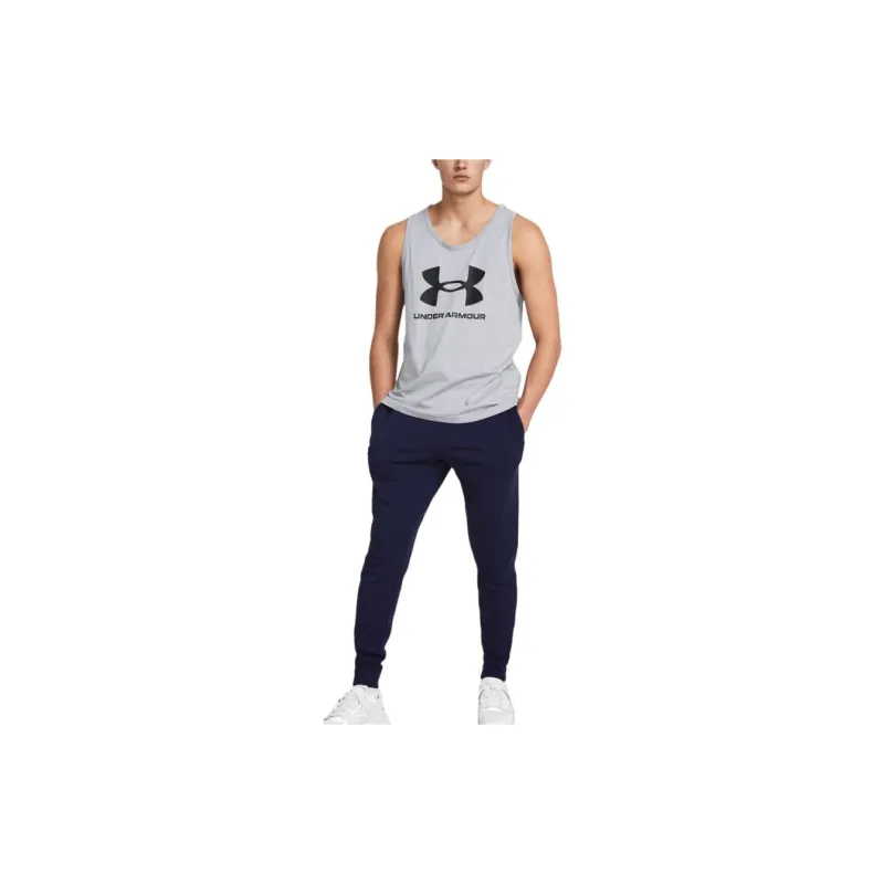 Under Armour UA Rival Terry Knitted Sweatpants Men's Marine Blue-4