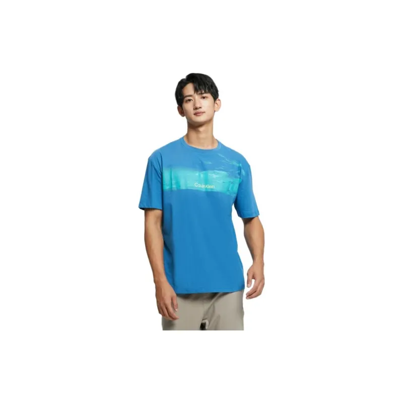 Calvin Klein T Shirts Men Blue-2
