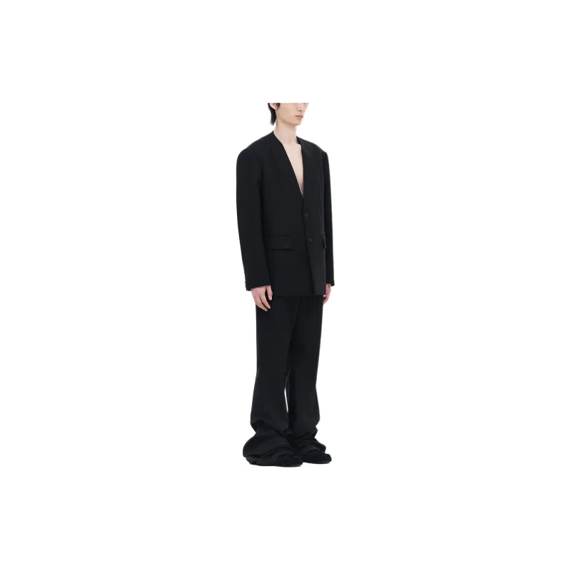 WE11DONE SS24 Casual Pants Men's Black-4
