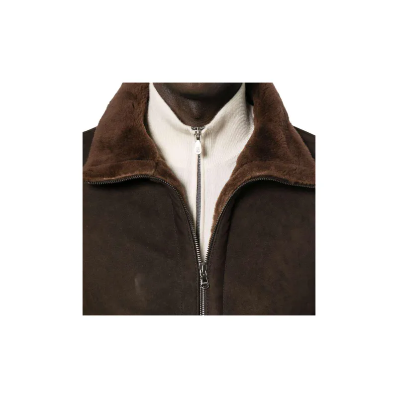 BARBA Dennis Shearling Jacket-4