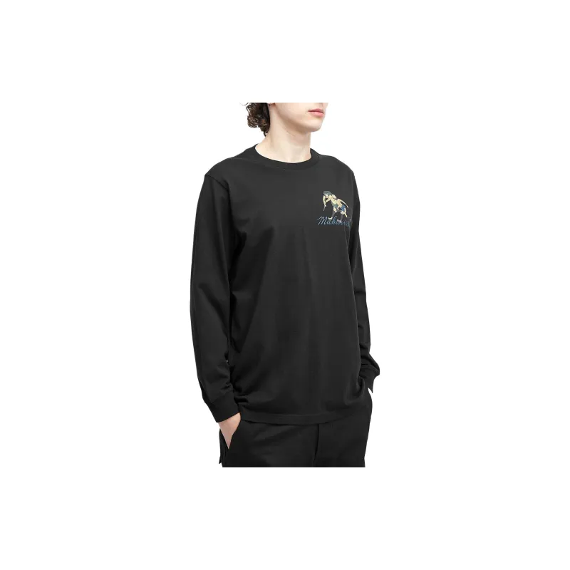 Maharishi END. Co-branded Paragraphs T-Shirts Men Black-1