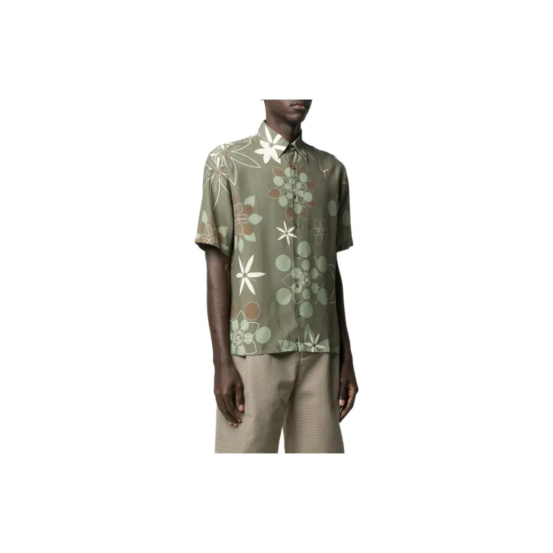FENDI Shirts Men Green-3