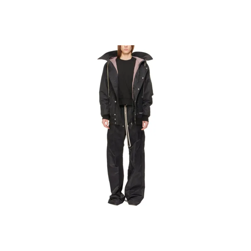 Rick Owens DRKSHDW Logo patch Hooded Jacket-2