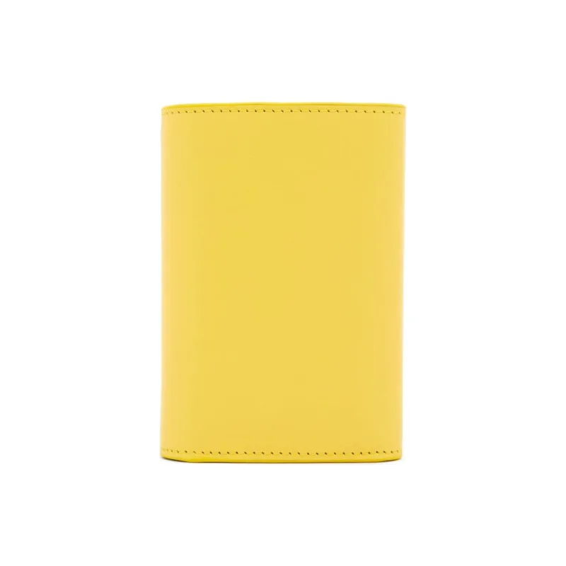 LOEWE Shiny Nappa Calfskin Wallet Small Size Women's Corn Yellow-1