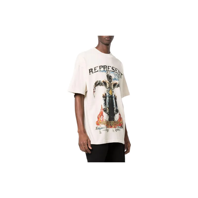 REPRESENT T-Shirts Men White-3