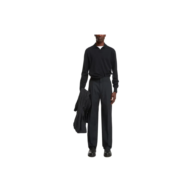 Loro Piana SS24 Casual Pants Men's Dark Blue-2